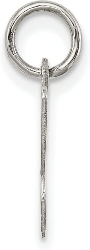 Sterling Silver Small Script Initial Letter K Charm in Saudi Arabia