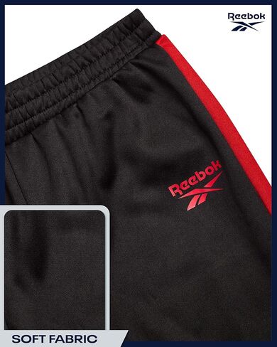 Reebok Boys Sweatpants - Active Performance Tricot Boys Joggers Athletic Pants with Elastic Waistband (Sizes Run Small) in Kuwait