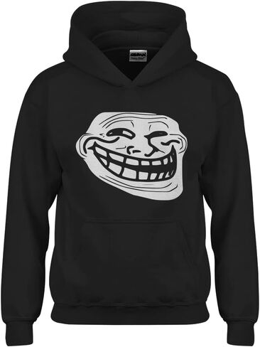 Indica Plateau Trollface Youth Unisex Hoodie in Saudi Arabia