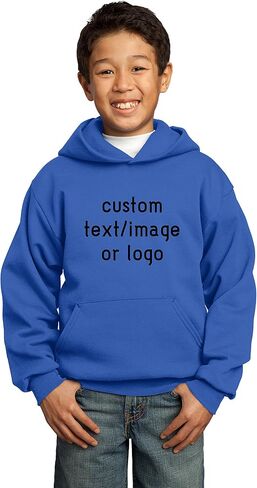 INK STITCH Youth Design Your Own Hooded Custom Hoodie Sweatshirts -26 Colors in Saudi Arabia