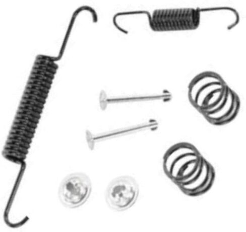 KarParts360 For Chevy Equinox 2007-2017 Parking Brake Hold Down Spring Set Rear | 25MM Shoe Width | 94.55MM Shoe Length | With Springs, Pins, Retainers in Saudi Arabia