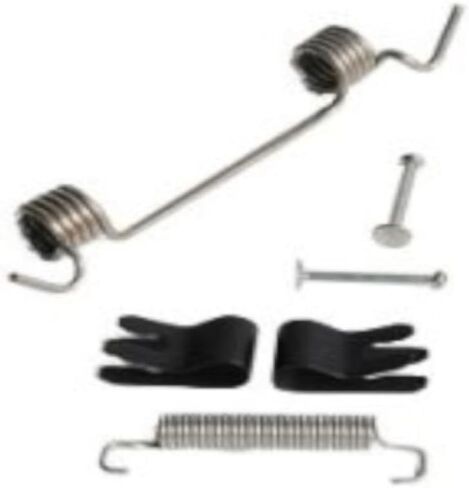 KarParts360 For GMC Sierra 3500 2004-2010 Parking Brake Hold Down Spring Rear | With Clips and Pins | 42MM Shoe Width | 102.58MM Shoe Length in Saudi Arabia