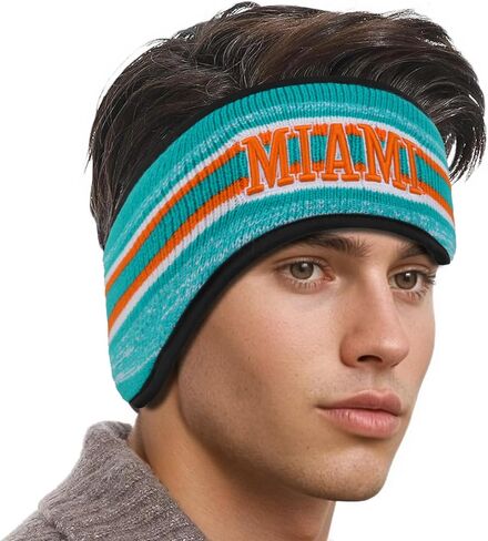 ​Football Winter Ear Muffs for Women and Men Thermal Ear Warmers Headband for Running & Cold Weather in Saudi Arabia