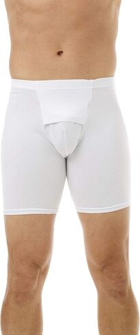 Underworks USA Men's Microfiber Light Compression Long Boxers for Hernia Prevention 3-Pack in Saudi Arabia