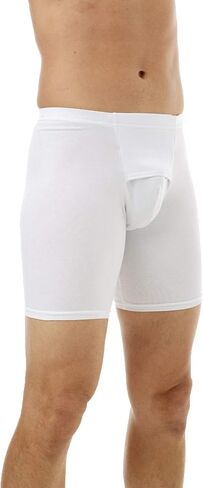Underworks USA Men's Microfiber Light Compression Long Boxers for Hernia Prevention 3-Pack in Saudi Arabia