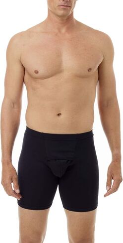 Underworks USA Men's Microfiber Light Compression Long Boxers for Hernia Prevention 3-Pack in Saudi Arabia