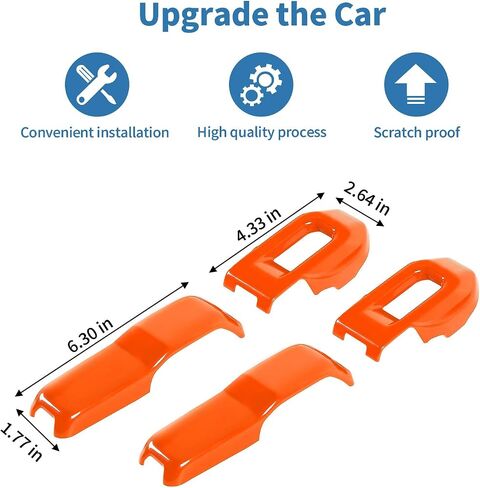 for Jeep JL Hood Decal Latch Trim Cover Fit for Jeep Wrangler JL JLU 2018-Present for Gladiator JT 2020-Present Light Blue Exterior Accessories 4pcs in Saudi Arabia