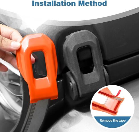 for Jeep JL Hood Decal Latch Trim Cover Fit for Jeep Wrangler JL JLU 2018-Present for Gladiator JT 2020-Present Light Blue Exterior Accessories 4pcs in Saudi Arabia