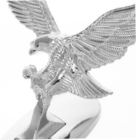 Metal Eagle Hood Hood Decoration دراجات نارية شارة متينة لتصميم السيارات لتصميم السيارات بدون جهد ترقية جمالية فريدة من نوعها للسيارات والدراجات in Saudi Arabia