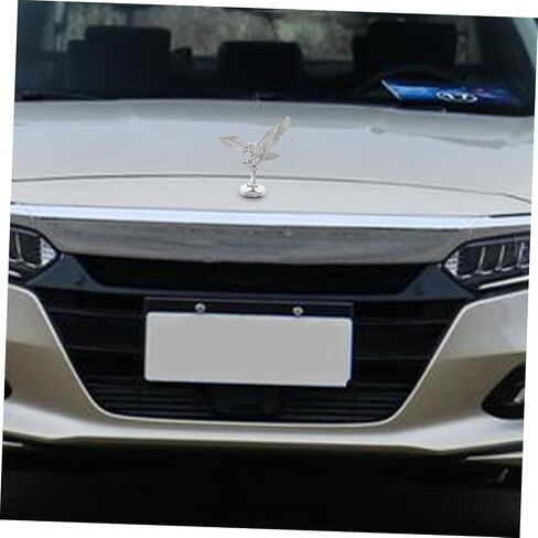 Metal Eagle Hood Hood Decoration دراجات نارية شارة متينة لتصميم السيارات لتصميم السيارات بدون جهد ترقية جمالية فريدة من نوعها للسيارات والدراجات in Saudi Arabia