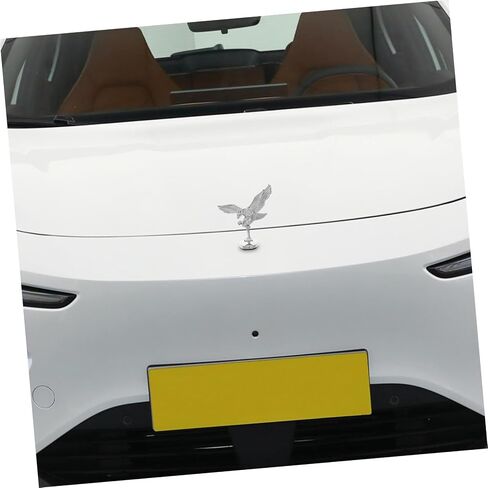 Metal Eagle Hood Hood Decoration دراجات نارية شارة متينة لتصميم السيارات لتصميم السيارات بدون جهد ترقية جمالية فريدة من نوعها للسيارات والدراجات in Saudi Arabia