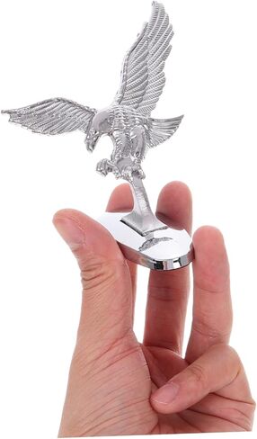 Metal Eagle Hood Hood Decoration دراجات نارية شارة متينة لتصميم السيارات لتصميم السيارات بدون جهد ترقية جمالية فريدة من نوعها للسيارات والدراجات in Saudi Arabia