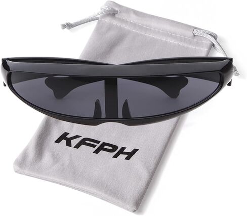 KFPH مستقبلية النظارات الشمسية الضيقة روبوت الفضاء الهذيان النظارات المستقبلية شخصية COCPLAY CYCLOPS نظارات باردة in Saudi Arabia