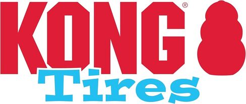 KONG - Tires - Durable Rubber Chew Toy and Treat Dispenser for Power Chewers - for Medium/Large Dogs in Kuwait