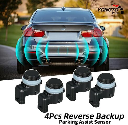 6MK25TZZAA 4Pcs Reverse Backup Parking Assist Sensor Compatible with Ram 1500/2500/3500 2019-2023, Dodge Durango 2023, Jeep Gladiator 2020-2023, Wrangler 2018-2023 Replace OE 6MK25VCAAA in Saudi Arabia