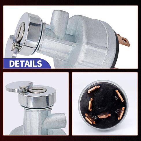 HiSport Ignition Starter Switch Compatible with Caterpiller CAT 307 311 311C 312 312BL 313B 314C 315 315BL 317 317BLN 318B 320 320L 320N 321C 325C Excavator, Replace 5P8500 7Y3918 7Y-3918 in Saudi Arabia