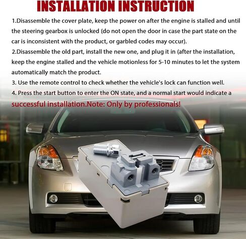 48708-9N00A Ignition Switch Electronic Steering Lock Compatible with Nissan Altima 2007-2013,GTR 2009-2011,Maxima 2009-2010,370Z 2010-2012 Replaces 48700-9N00B D8700-JF00D 487009N00B in Saudi Arabia