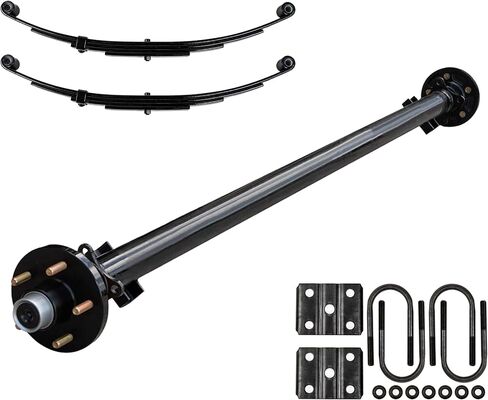 3.5K TK Trailer Axle Kit - 3500 LB IDLER 5 LUG - Dexter متوافق ، 89 "Hubface 74" Center / 5x5 نمط الترباس in Saudi Arabia