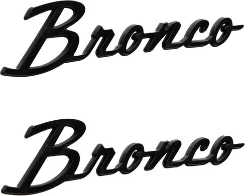 2021-2024 Ford Bronco Classic Gloss Black Fender Badge Kit M-1447-BSGS in Saudi Arabia