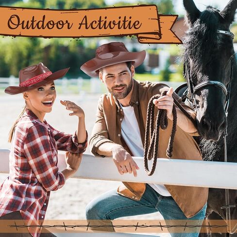 Xtinmee 12 Pieces Cowboy Hats Bulk Adult Cowboy Hats Party Pack Western Cowboy Hat Costume Accessories Western Rodeo Party Supplies in Saudi Arabia
