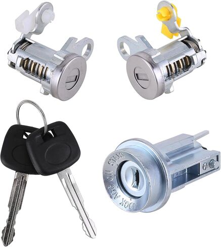 Ignition Switch and Door Lock Cylinder with 2 Keys Compatible for Toyota Tacoma 1999 2000 2001 2002 2003 Replace 69005-35840 Ignition Switch,Door Lock Cylinder and Key in Saudi Arabia