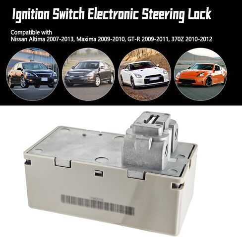487009N00B Electronic Ignition Steering Lock Fit for Nissan Altima 2007-2013 Maxima 2009-2010, GTR 2009-2011, 370Z 2010-1212, Ignition Starter Switch Replace 48700-9N00B* 48708-9N00A in Saudi Arabia
