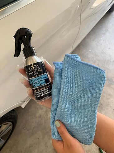 Nano Car Windshield Glass Coating 120ml - Ceramics Coating for Cars - Car Detailing, Hydrophobic Top Coat, Durable, Car Wax Polish Spray - Car Shiner, Cleaner, DK-WIND in Saudi Arabia