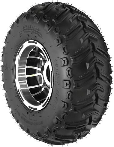 16x8-7 ATV Wheel Tyre ، 16x8x7 go-kart Quad Lowerless Tyre and Rim 4PR ، مع 3 Bolt 17mm Broom Brable Wheel Hubs for Off Road ATV Go Kart Utv Mini Bike Gike Cart Lawn Mower Garden (Gold) in Kuwait