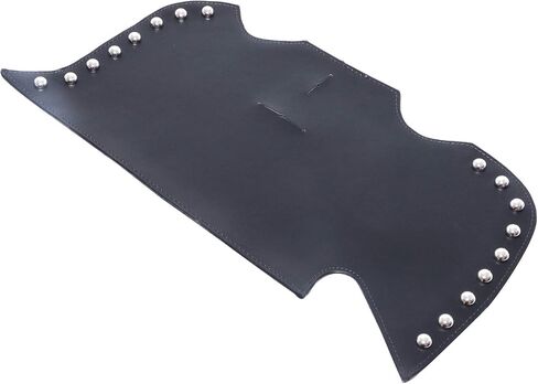 Motorcycle Heatshield Leather Studs,Side Saddle Heat Shield Deflector For Harley Softail Dyna Sportster Touring Road King in Saudi Arabia