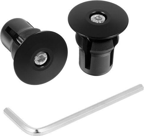 2 PCS BAR END SILPS توسيع أغطية قفل قابلة للتعديل ، ألومنيوم سبيكة الدراجات مقود المقود النهائيات قبعات الدراجة ، والدراجة المقود ينهي الدراجات الملحقات لمعظم الدراجات الجبلية/الطرق الأسود ، الأسود in Saudi Arabia