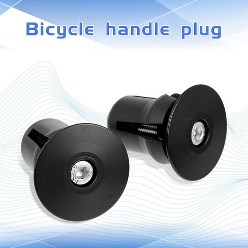 2 PCS BAR END SILPS توسيع أغطية قفل قابلة للتعديل ، ألومنيوم سبيكة الدراجات مقود المقود النهائيات قبعات الدراجة ، والدراجة المقود ينهي الدراجات الملحقات لمعظم الدراجات الجبلية/الطرق الأسود ، الأسود in Saudi Arabia