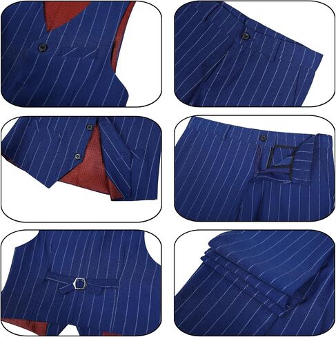 الأولاد بدلة pinstripe سترة وسراويل مجموعة ، بدلات سهرة الأطفال لألعاب الصبي in Kuwait