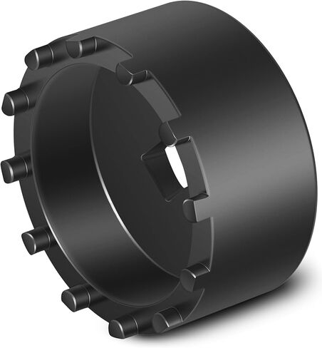 Bonbo 31520 Axle Nut Socket - 12 Pin Hub Bearing Retaining Nut Socket Tool Fits for 2019+ Dodge Ram 3500, 4500 and 5500 Heavy Duty Trucks with 12" Axles, 1/2" Drive in Saudi Arabia