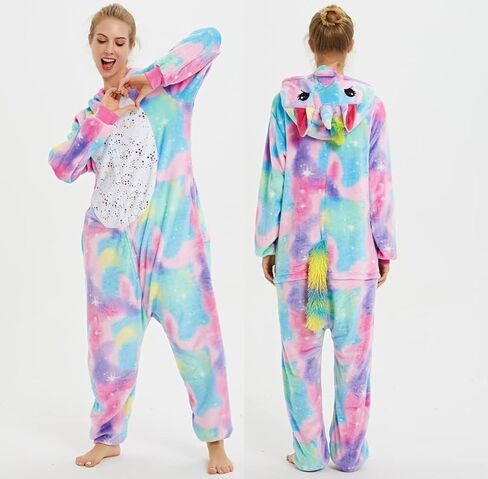 Adult Onesie Costume Pajamas Halloween Costumes Animal Onesie Cosplay Sleepwear in Kuwait