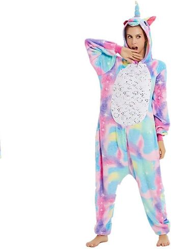 Adult Onesie Costume Pajamas Halloween Costumes Animal Onesie Cosplay Sleepwear in Kuwait