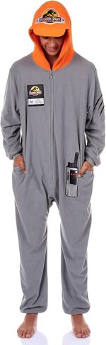 INTIMO Jurassic Park Union Suit Adult Crew Member One Piece Wooded Costume Pajama in Saudi Arabia