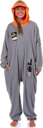 INTIMO Jurassic Park Union Suit Adult Crew Member One Piece Wooded Costume Pajama in Saudi Arabia
