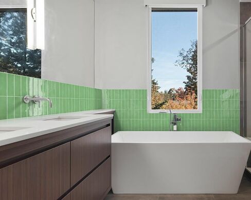Dark Green Peel and Stick Tile Backsplash Self Adhesive Tiles for Kitchen Wall Bathroom (10-Sheet,12"x12") in Saudi Arabia