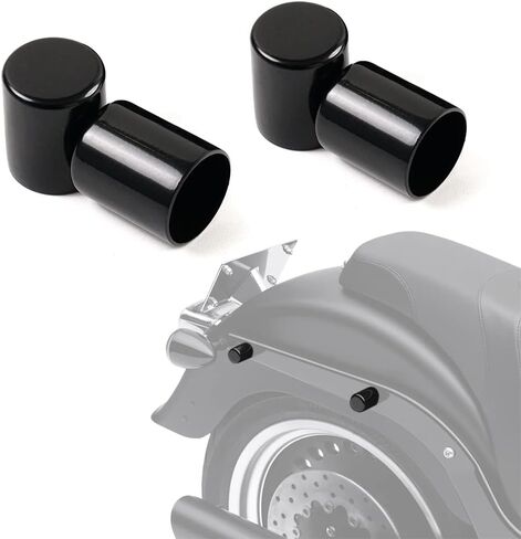 4 PCS Black Long Docking Hardware Cover Kit Magnet Cover Caps Kit for 2009-2022 Harley Road King Street Glide in Saudi Arabia
