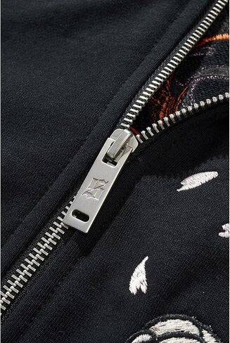 Men'S Japanese Streetwear Hoodie Phoenix Embroidered Hoodie Cotton Hoodies Mens Graphic Hoodies Anime Hoodie in Saudi Arabia