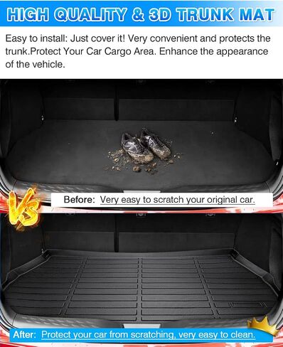 Cartist مخصص مناسب لملحقات Cargo Liner Sienna 2011-2019 لجميع الأحوال الجوية، سجادة أرضية صندوق السيارة لسيارة Toyota Sienna (بدون مقاعد الصف الثالث القابلة للطي كهربائيًا) مضادة للانزلاق عديمة الرائحة، ثلاثية الأبعاد in Kuwait