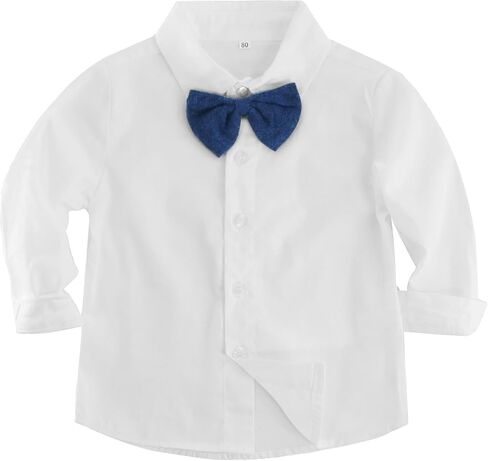 Baby Boy Suit Toddler Formal Outfit Kids 3 Piece Vest Gentleman Clothes Long Sleeve Shirt Pants Set 3 M-5 Y in Saudi Arabia