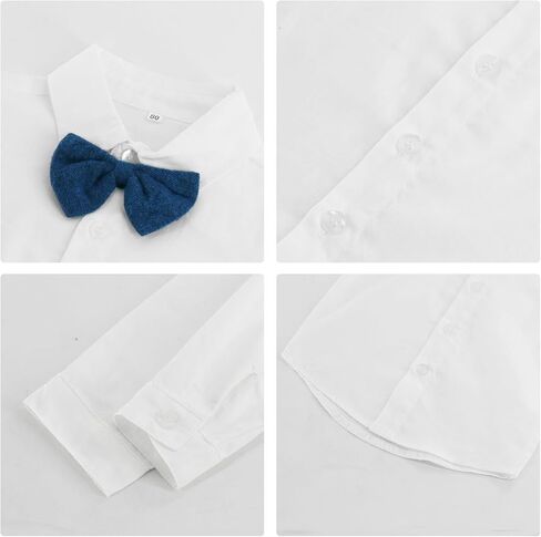 Baby Boy Suit Toddler Formal Outfit Kids 3 Piece Vest Gentleman Clothes Long Sleeve Shirt Pants Set 3 M-5 Y in Saudi Arabia