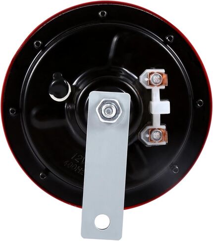 Akozon Car Grille Mount Electric Blast Tone Horn Loud Compact Red 12V for Vehicles in Saudi Arabia