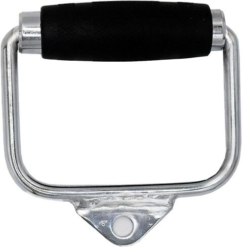 LAT Pull Down Bar,Rotating Press Down Bar,Tricep Rope,Strength Training Double D Row Handle Cable Attachment for Weight Workout,Cable Machine Accessories with Rubber Grips in Saudi Arabia
