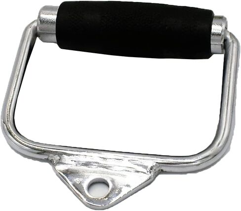 LAT Pull Down Bar,Rotating Press Down Bar,Tricep Rope,Strength Training Double D Row Handle Cable Attachment for Weight Workout,Cable Machine Accessories with Rubber Grips in Saudi Arabia