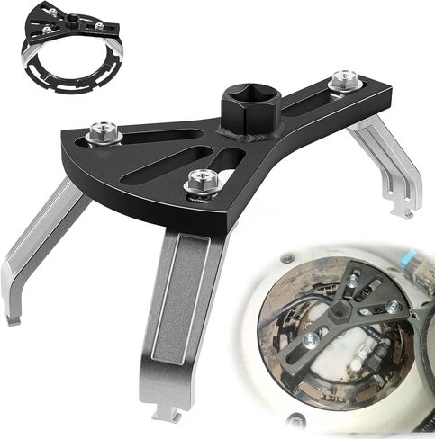 Universal Fuel Pump Removal Tool, 5.31" to 7.17" Adjustable Fuel Pump Lock Ring Tool, Fuel Tank Lock Ring Removal & Install Tool, Adjustable Lock Ring Spanner, Fuel Lid Tank Cover Collar Ring Spanner in Saudi Arabia