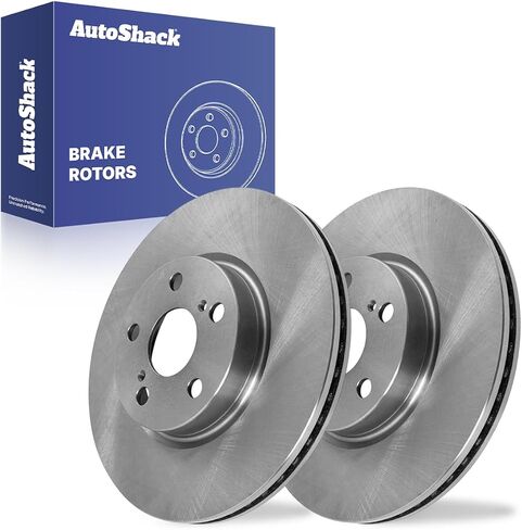 AutoShack Front Brake Rotors | Replacement For 2009-2014 Toyota Matrix 2009-2019 Corolla 2008-2014 Scion xD 2009-2010 Pontiac Vibe 1.8L 2.4L FWD | 2-PC Set in Saudi Arabia