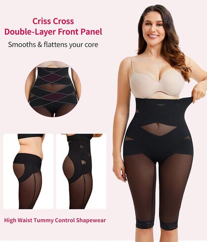 Gotoly Shapear Control Tummy High Pheched Butting Lifting Shapear Body Shaper Capri Shapear Shorts Hoit Slimmer in Kuwait
