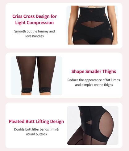 Gotoly Shapear Control Tummy High Pheched Butting Lifting Shapear Body Shaper Capri Shapear Shorts Hoit Slimmer in Kuwait